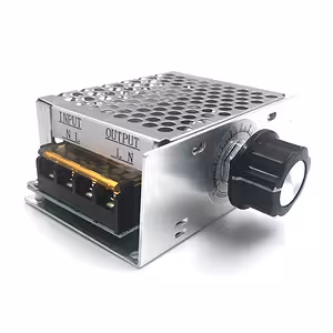 Regulátor napětí 220V AC 4000W – Regulátor otáček elektromotoru pro brusku, ventilátor, digestoř, vysavač