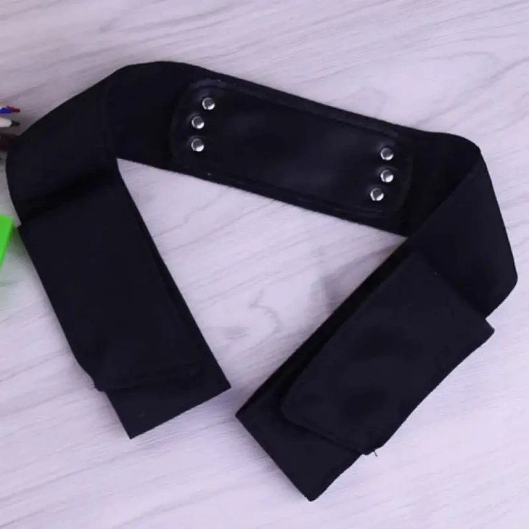 Ninja bandana Naruto s kovovou aplikací a symbolem Naruto