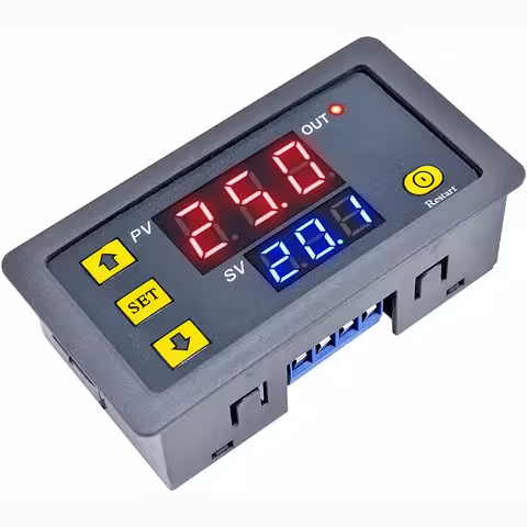 Programovatelné časové relé 220V | Digitální časovač s nastavitelným intervalem