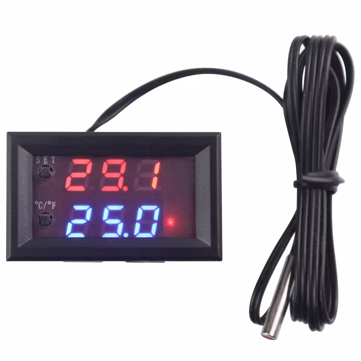 Elektronický termostat s programovatelnou funkcí topení a chlazení