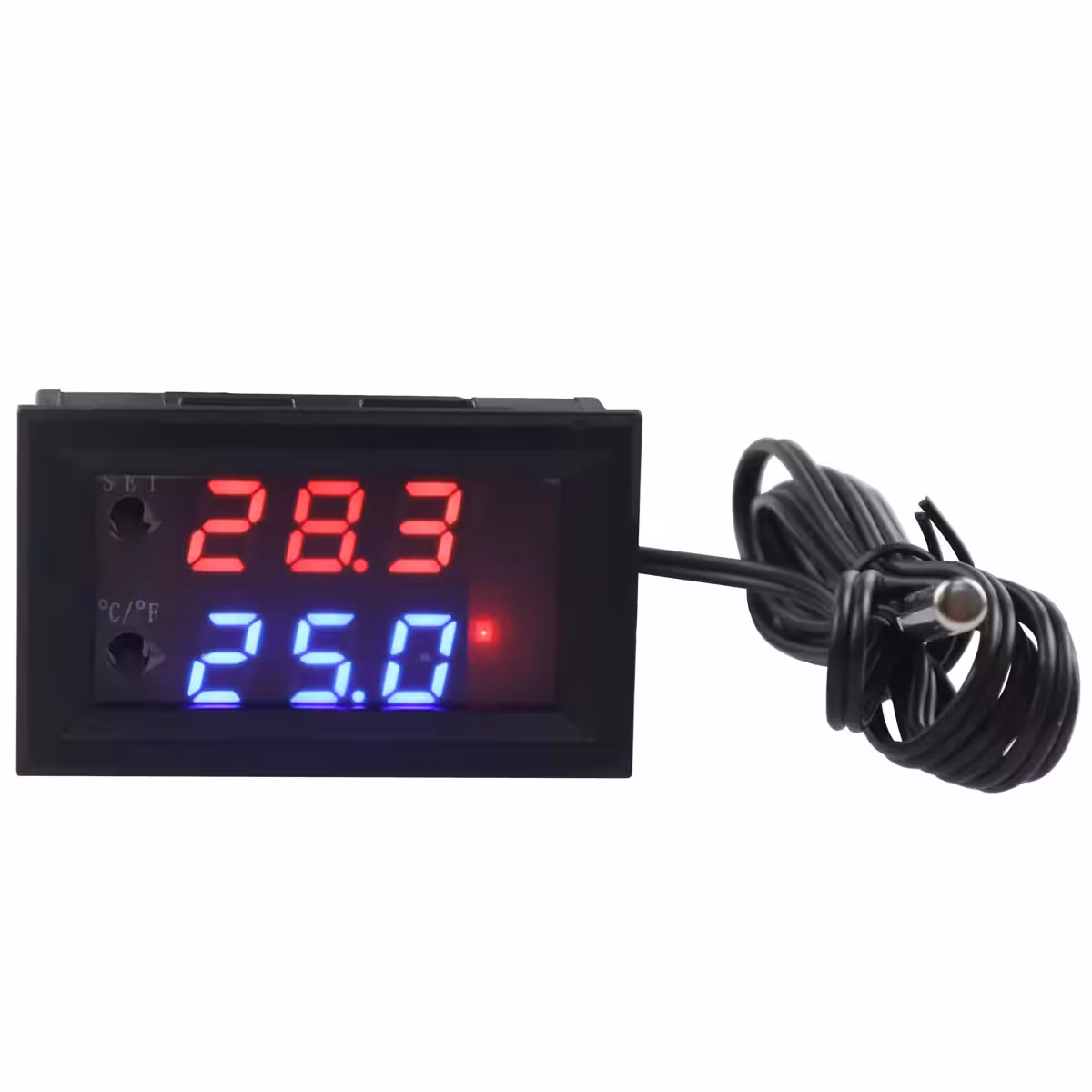 Přesný termostat pro kontrolu teploty s rozlišením 0,1 stupně