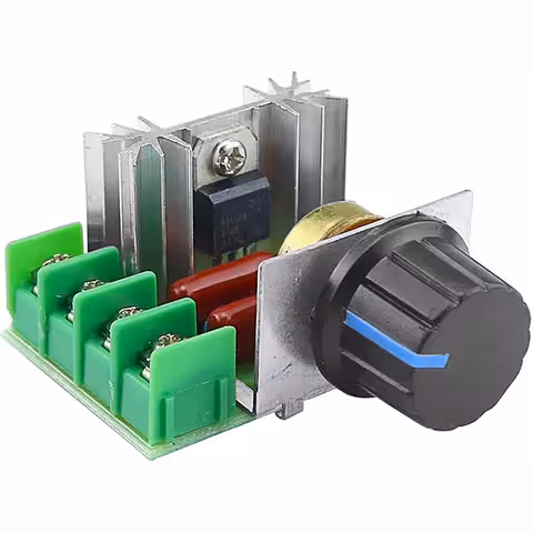 Regulátor napětí 220V Dimmer | Regulátor otáček elektromotoru 2000W AC