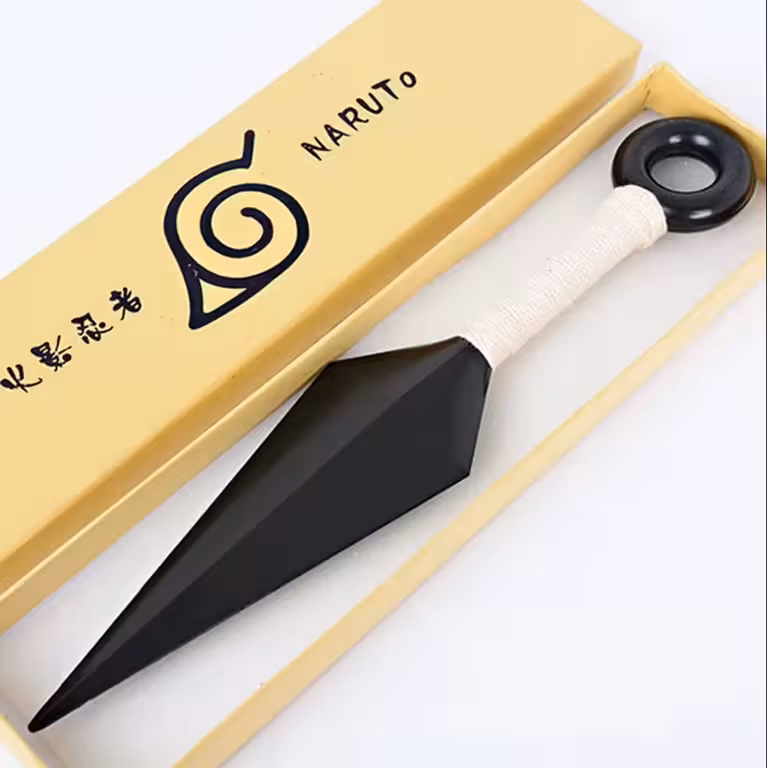 Ninja Kunai nůž Naruto – ABS plastová replika 1:1 pro fanoušky anime