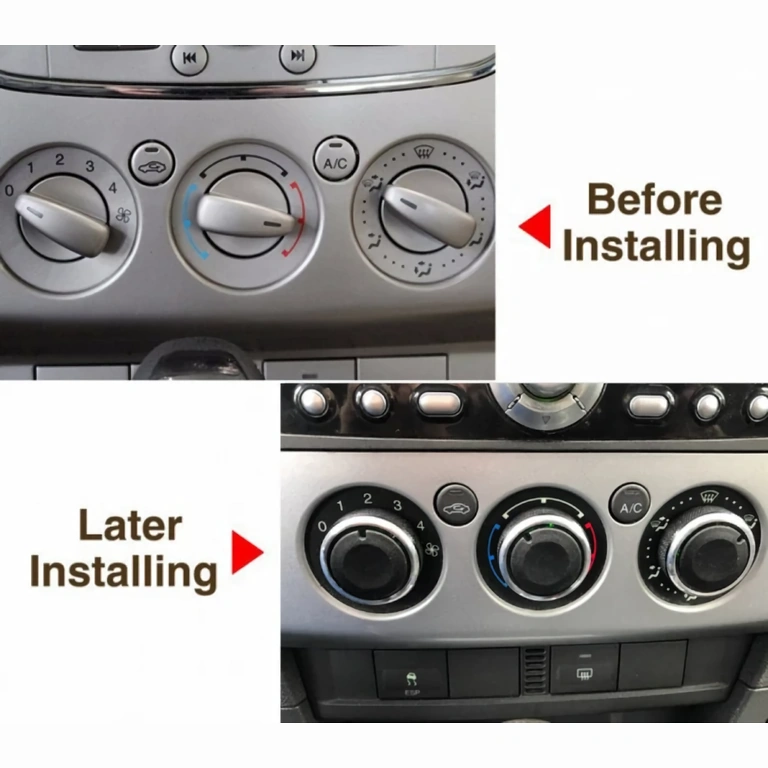 Sada tlačítek palubní desky klimatronic / AC – různá kompatibilita