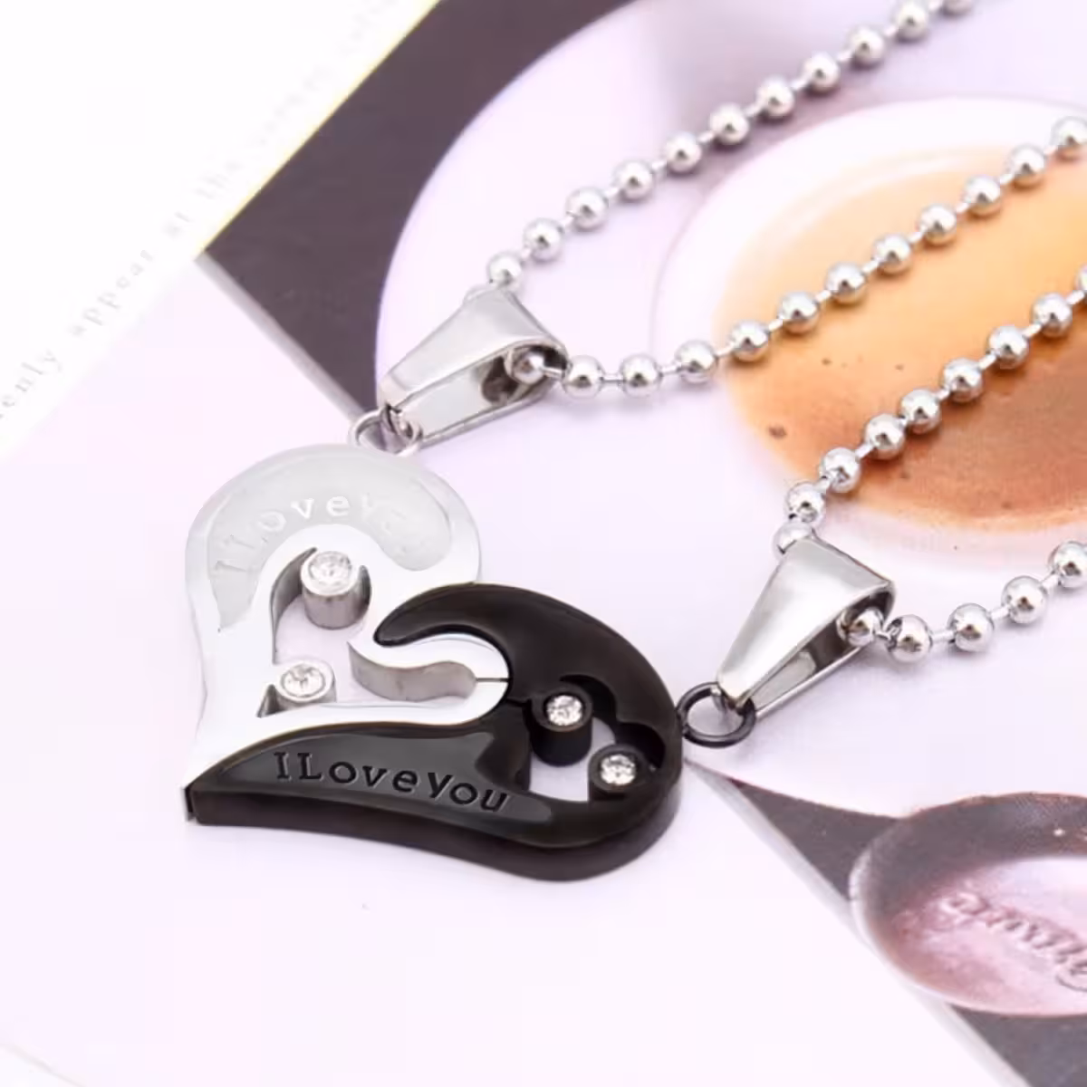 Řetízky srdce, ideální dárek pro páry