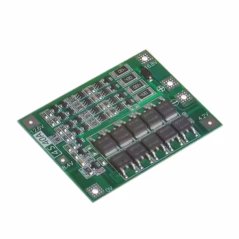 Ochranný modul nabíjení/vybíjení BMS 4S 40A – Li-Ion akumulátory 18650 14.8V