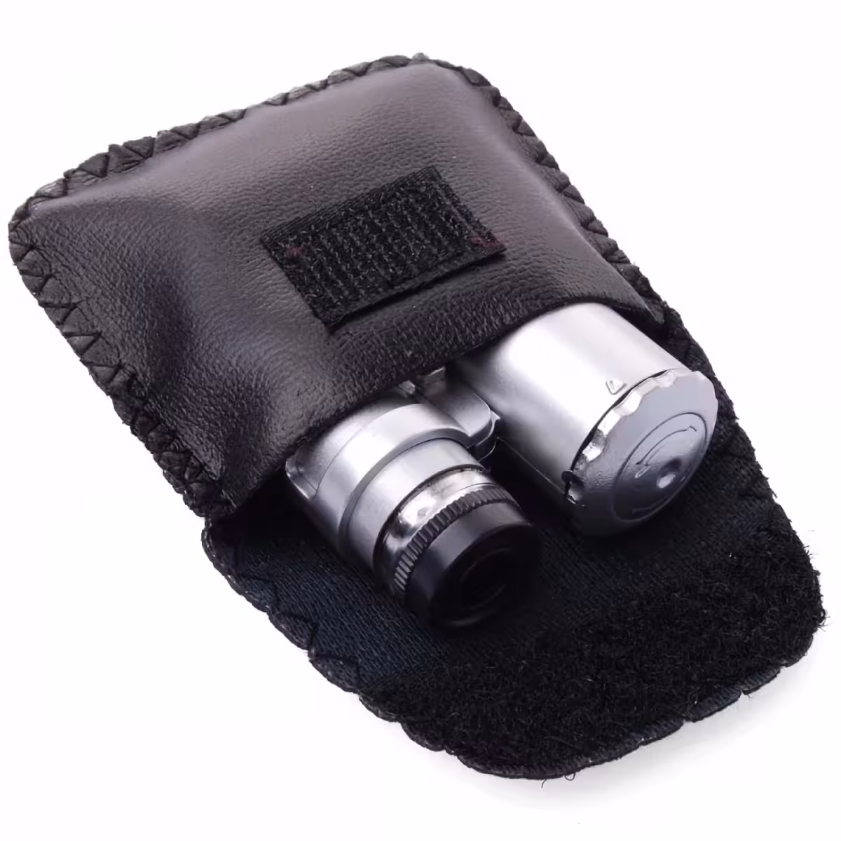 Kompletní sada mikroskopu s pouzdrem z umělé kůže a adaptérem pro telefon