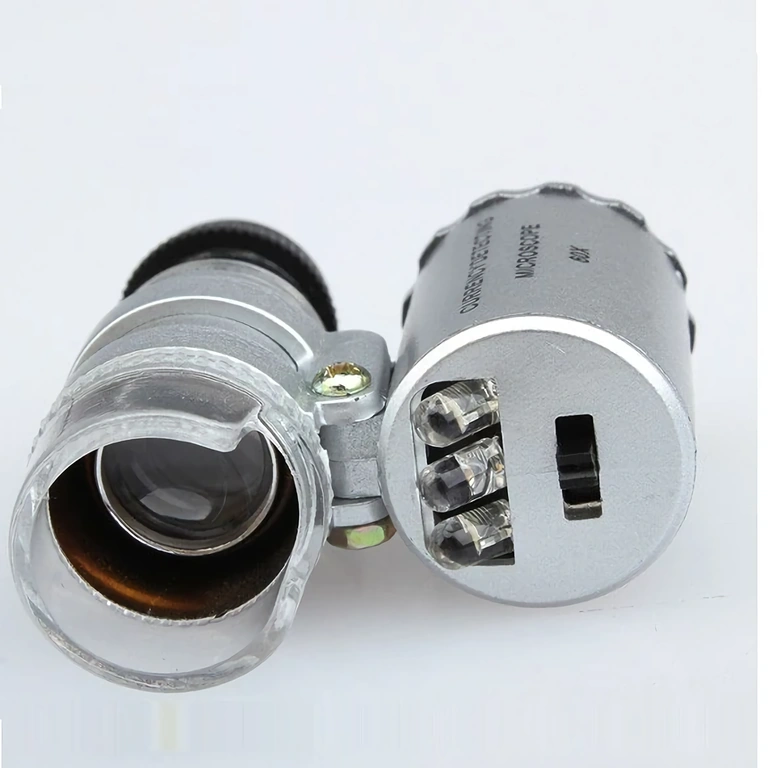 Mikroskop lupa pro kontrolu hodinek Lupa mikroskop ideální pro kontrolu hodinek s LED osvětlením