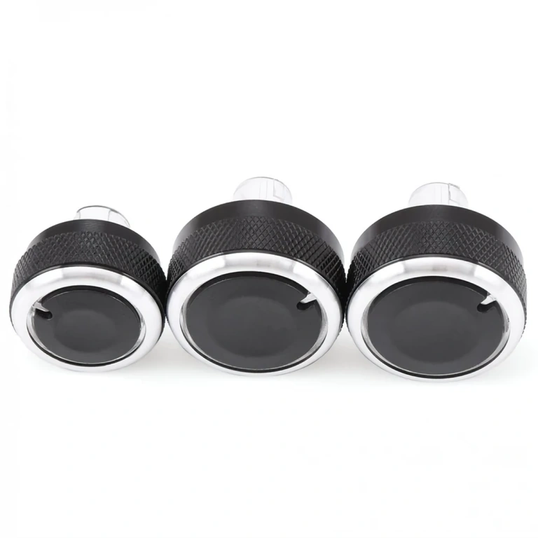 Palubní AC tlačítka s moderním designem – kompletní sada 3 ks