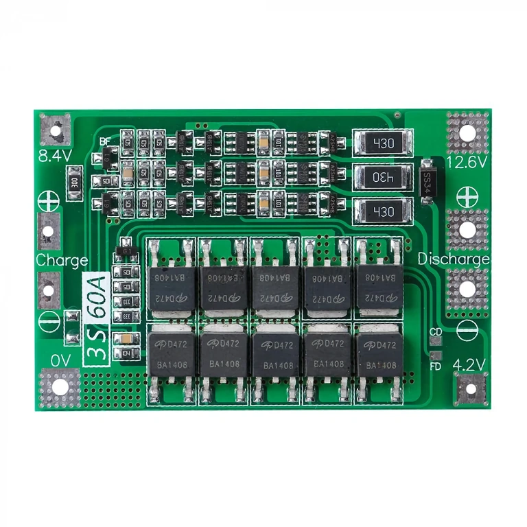 Elektronická deska s BMS pro ochranu a vyvažování akumulátorů