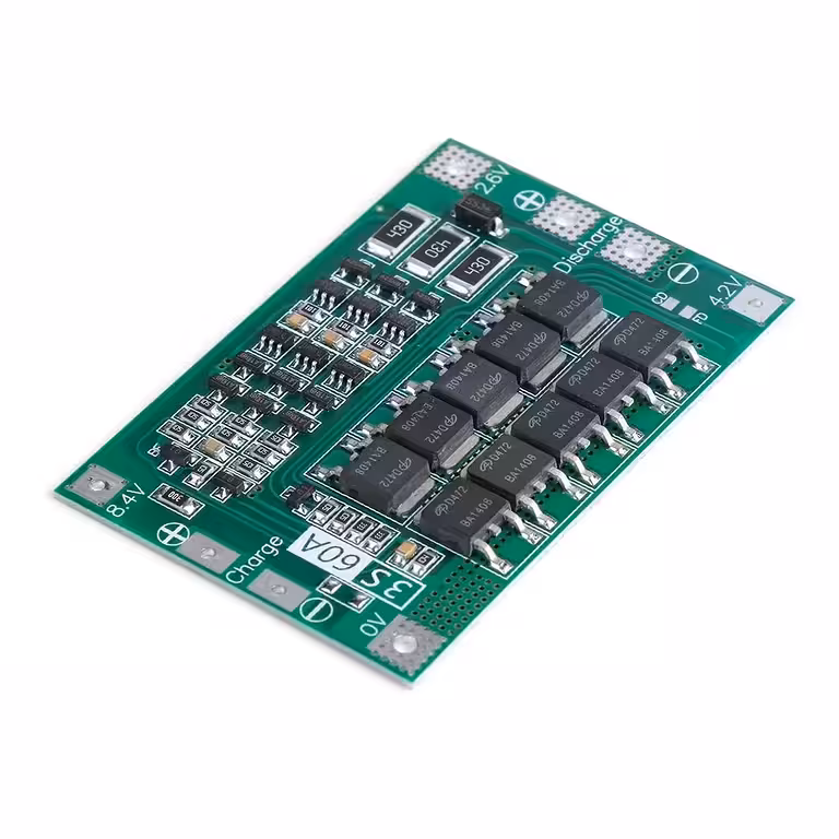 Modul BMS 3S 60A pro Li-Ion akumulátory 18650 – ochrana nabíjení, vybíjení a vyrovnávání