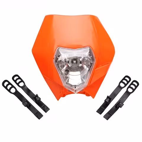 Univerzální motocyklová přední maska Enduro Cross KTM Supermoto Street Fighter Naked – 12V 35W
