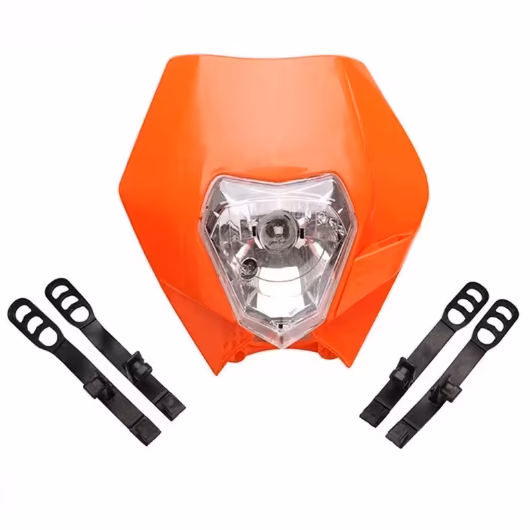 Univerzální motocyklová přední maska Enduro Cross KTM Supermoto Street Fighter Naked – 12V 35W