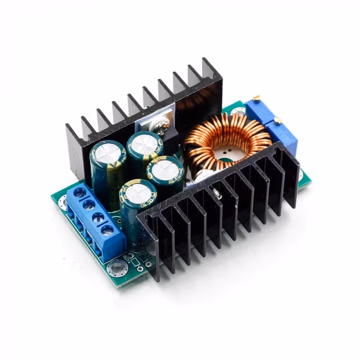 DC-DC step-down měnič 9A s nastavením proudu a napětí