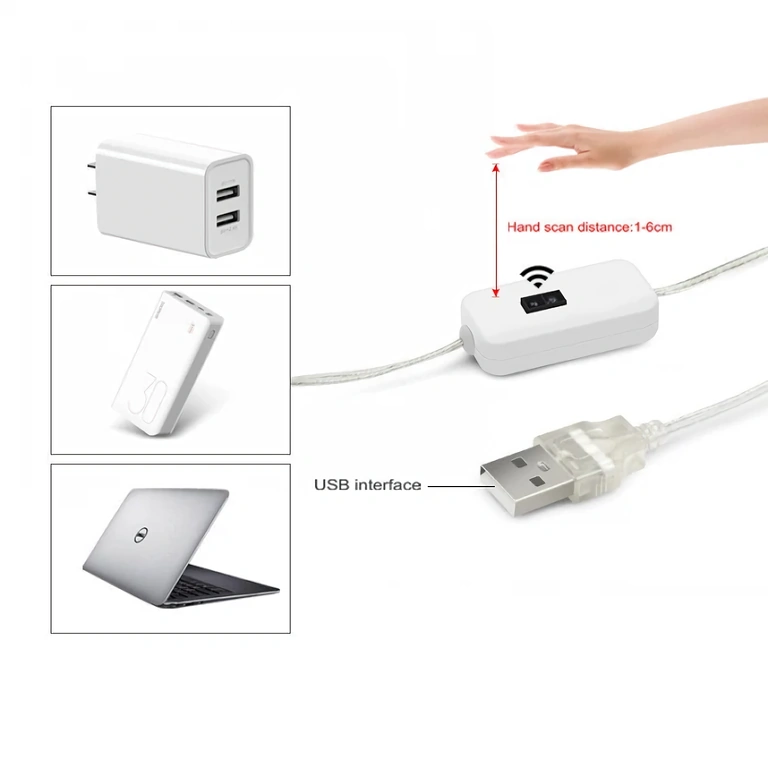 Studeně bílý LED pásek s přiblížovacím senzorem