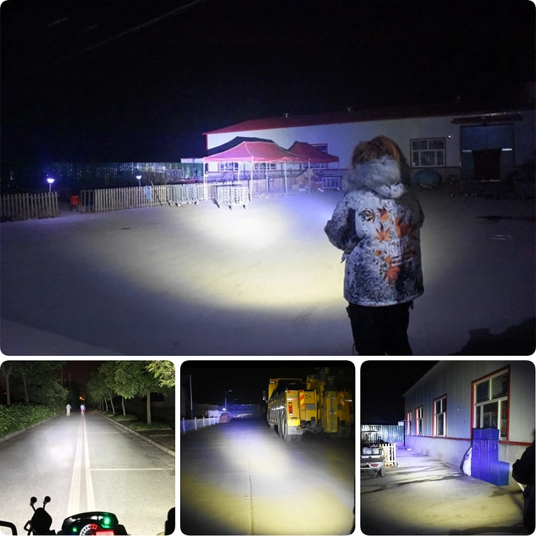 Silné osvětlení pro bezpečnost a viditelnost