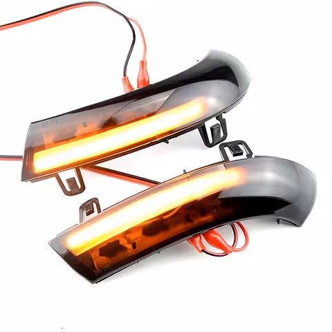 Dynamické sekvenční LED směrovky do zrcátek Golf 5, 6, Passat B6