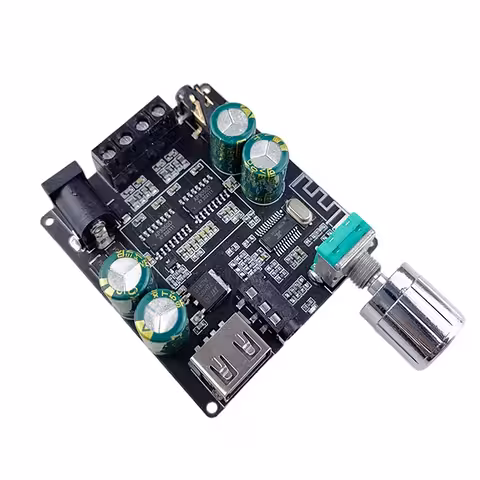 Bluetooth Hi-Fi audio zesilovač 2x100W třída D – profesionální stereo modul pro auto