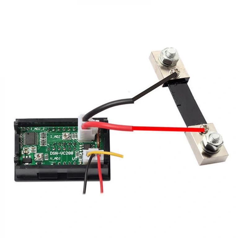 Digitální ampérmetr DC 100A se šuntem Přesný ampérmetr se shuntem pro vysoké proudy