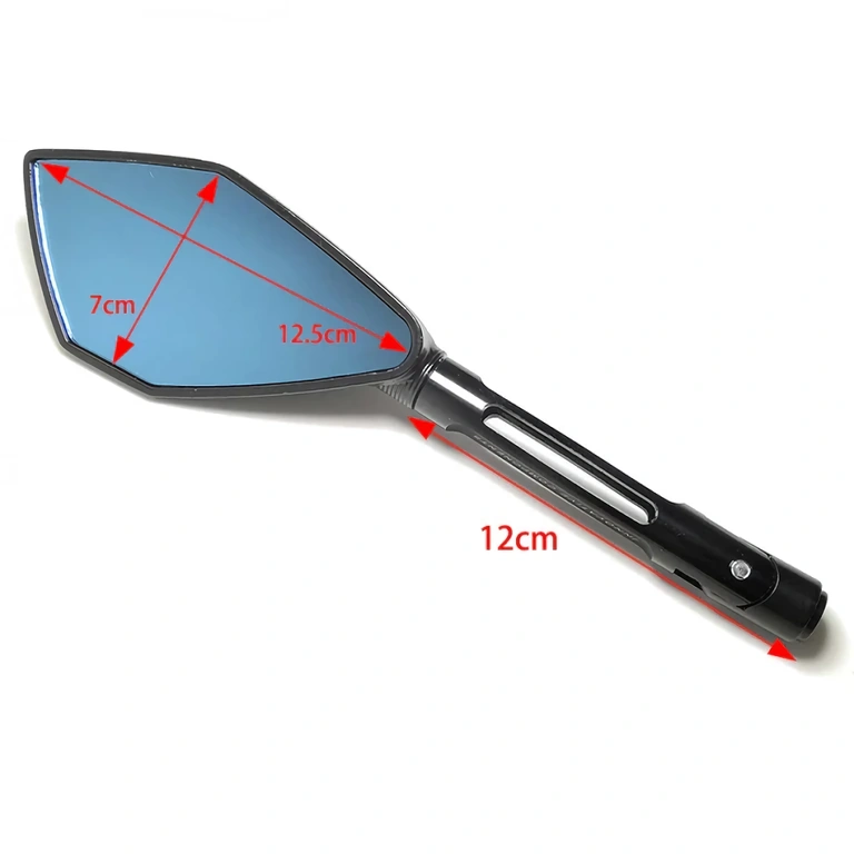 Elegantní zrcátka s pevným uchycením pro všechny typy motocyklů