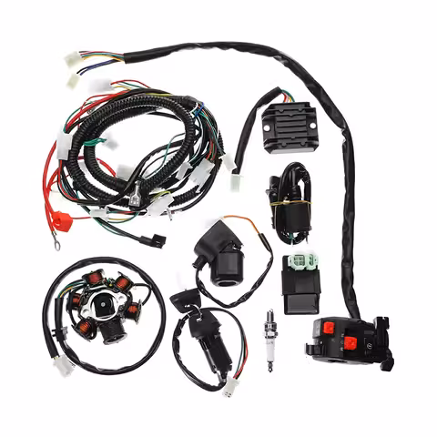 Kompletní elektroinstalace ATV Cross GY6 125cc / 150cc – sada kabeláže + startovací komponenty