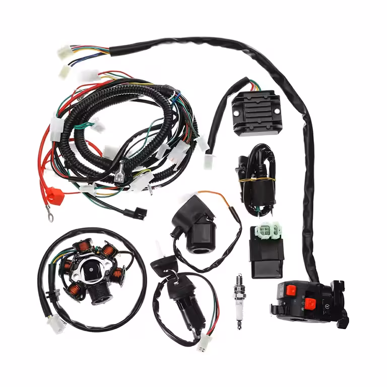 Kompletní elektroinstalace ATV Cross GY6 125cc / 150cc – sada kabeláže + startovací komponenty