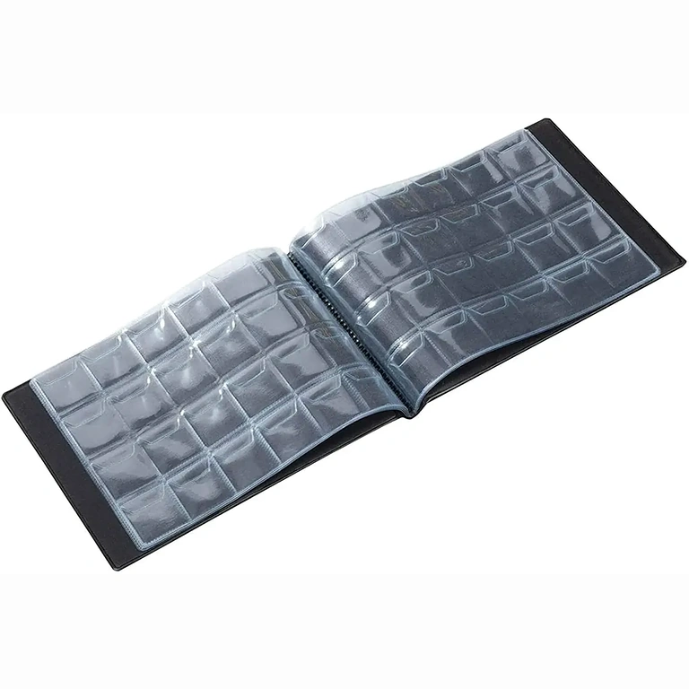 Mincovník se 240 kapsami Velké album na mince, rozměry 3x3 cm na kapsu