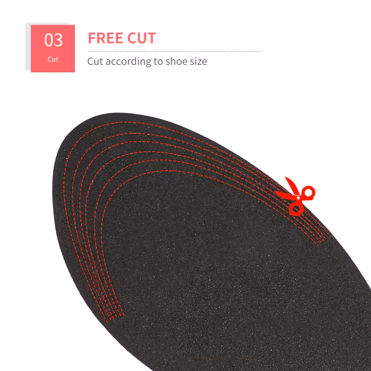 Nastavitelné vložky pro všechny velikosti bot