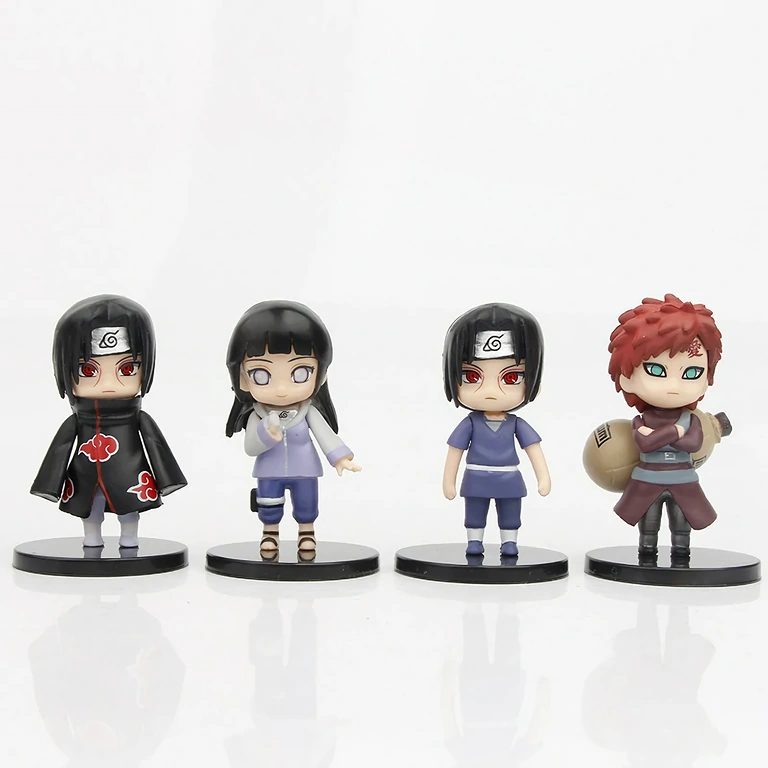Dekorační sada Naruto Shippuden s malými figurkami pro vitríny a kancelář