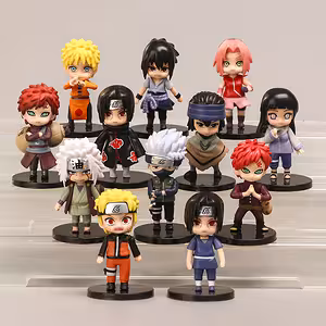 Sada 12 figurek Naruto Shippuden – anime manga hračky, sběratelský dárek pro fanoušky