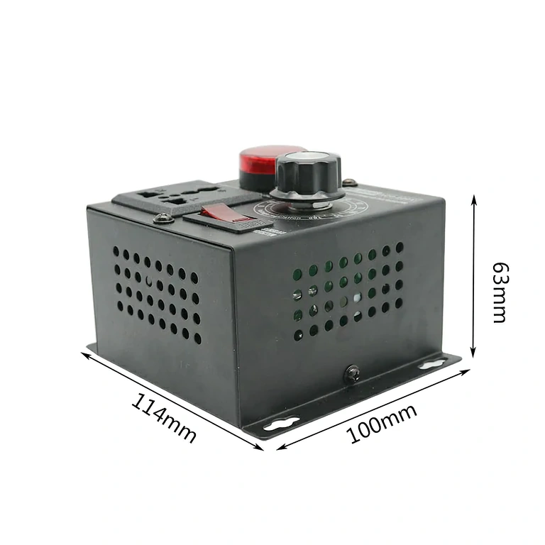 Zařízení pro regulaci rychlosti elektrických motorů s digitálním displejem a vypínačem