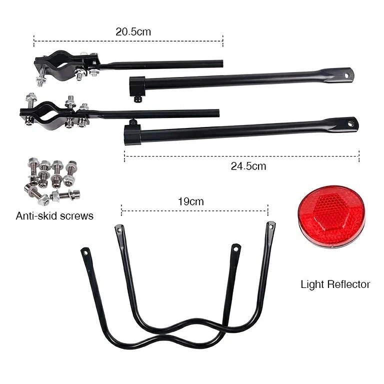 Rychlomontážní nosič na kolo na sedlovku