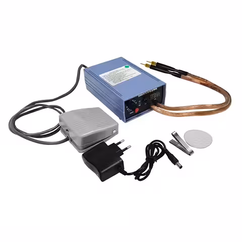 Bodová svářečka 220V pro pájení spojů akumulátorů Li-Ion, Ni-Cd – ideální pro packy 18650