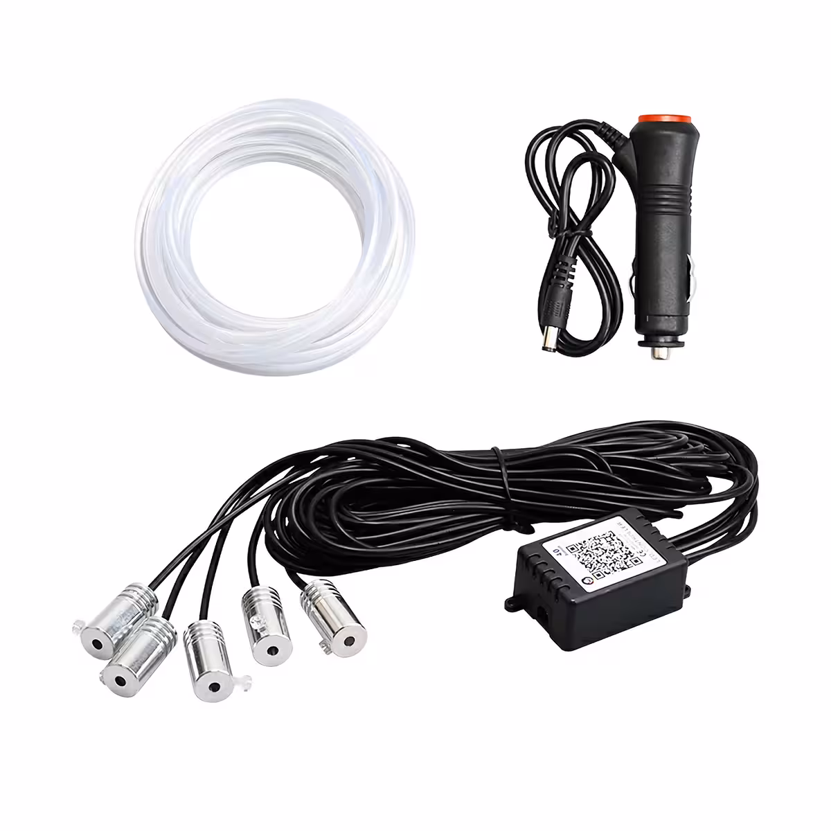 Flexibilní RGB neonový kabel pro ambientní osvětlení v autě