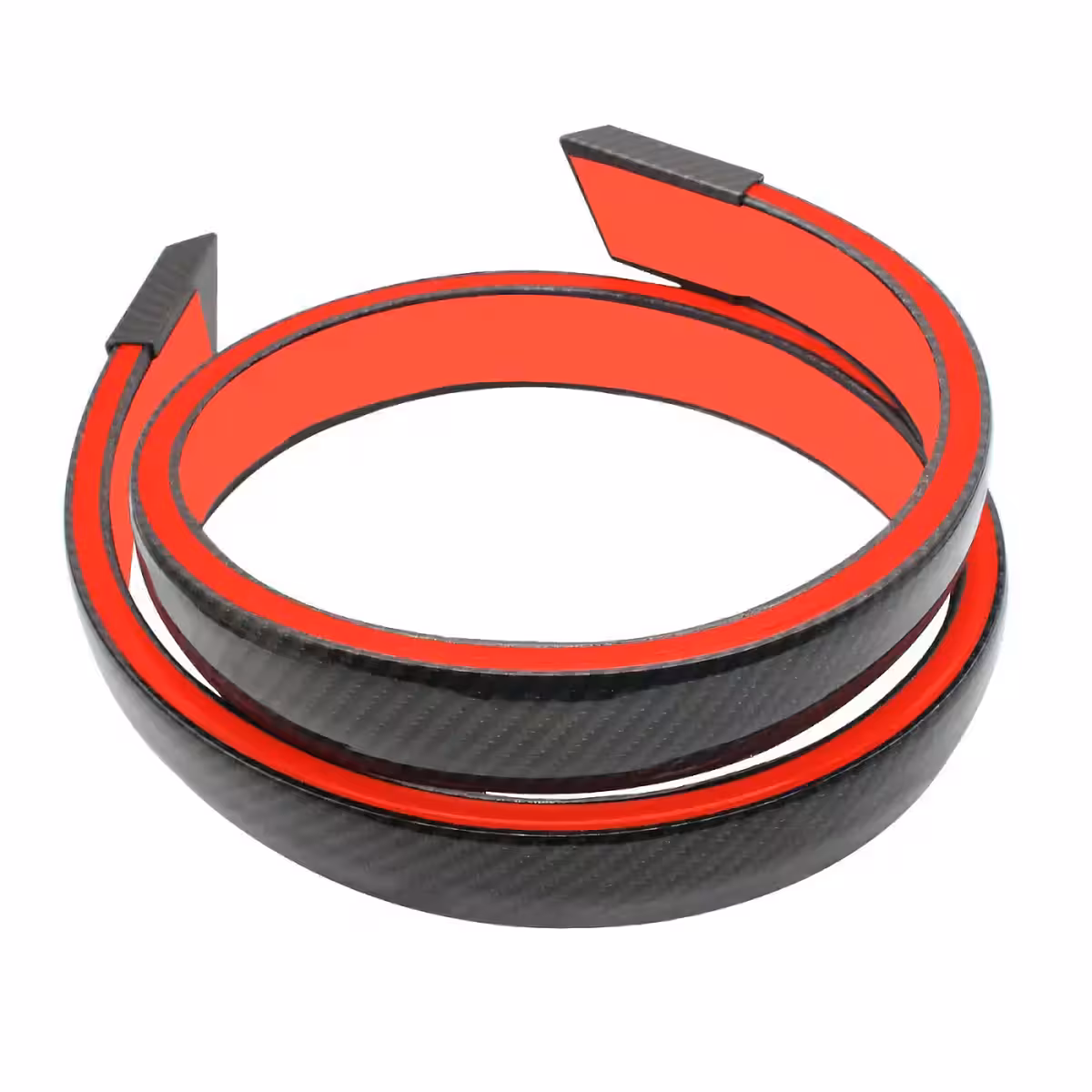 Flexibilní karbonové křídlo s LED páskem pro auto brzdu