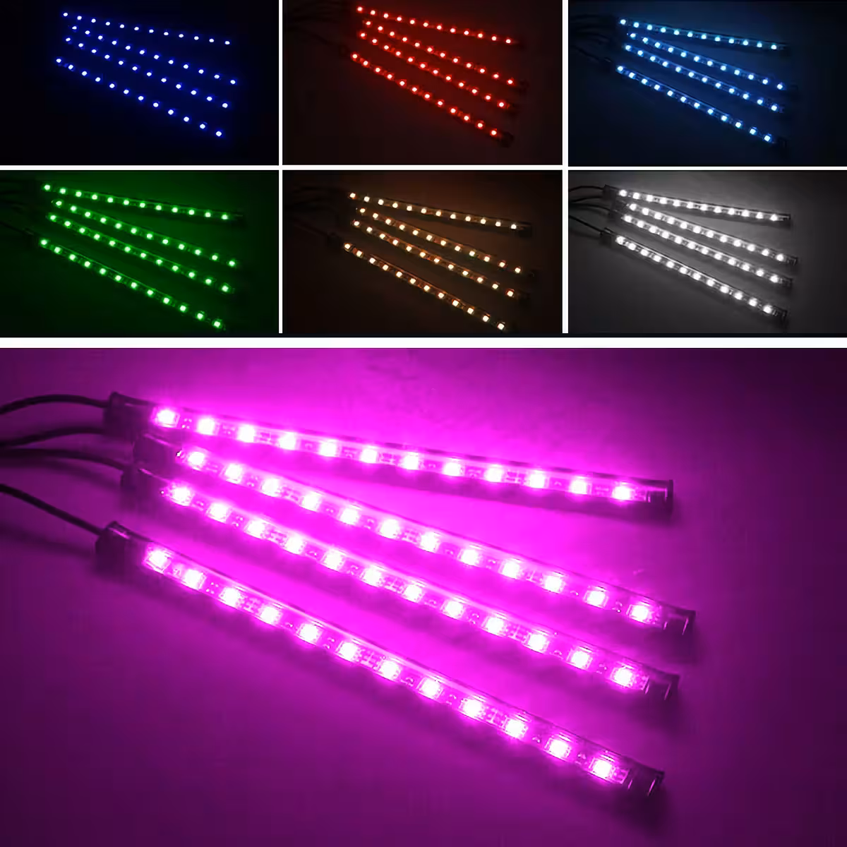 RGB ambientní osvětlení pro příjemnou automobilovou atmosféru