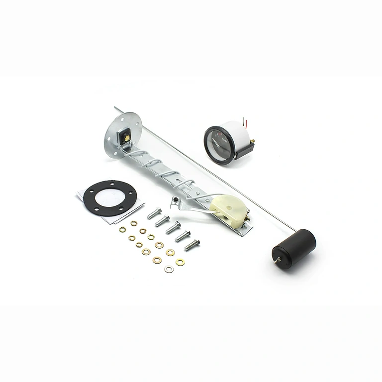 Senzor a ukazatel hladiny paliva Zařízení s plovákovým senzorem pro měření hladiny paliva v nádrži