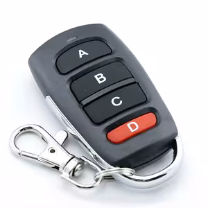 Přídavný dálkový ovladač 433MHz pro 4kanálové relé – kód 1527 / 2262, dosah 50 m