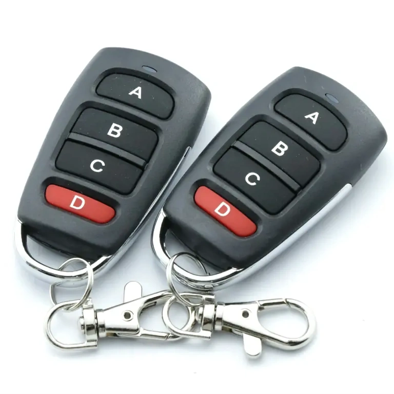 433 MHz radiový dálkový ovladač se 4 tlačítky pro bezdrátové systémy