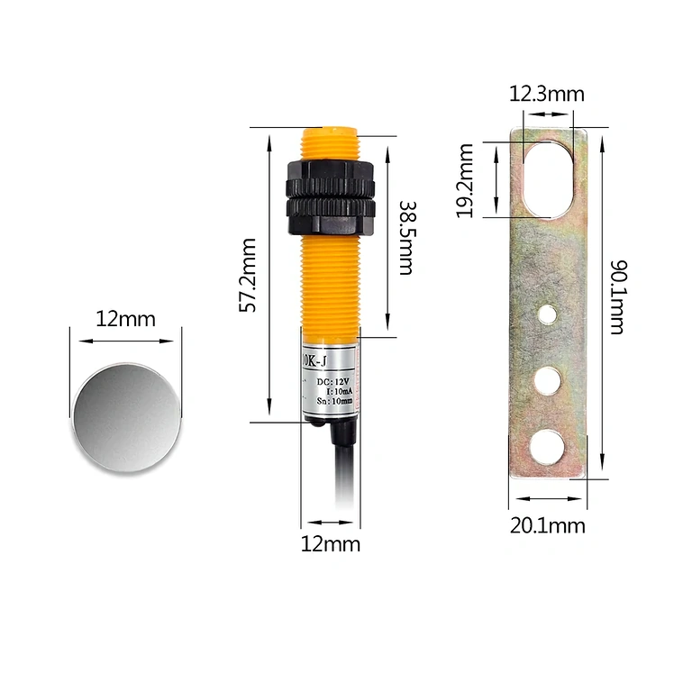 Digitální počítadlo s integrovaným magnetickým senzorem Digitální počítadlo s magnetickým senzorem pro monitorování cyklů