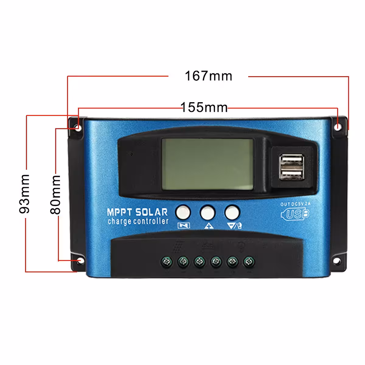 Nabíjecí regulátor pro solární systémy s kompaktními rozměry