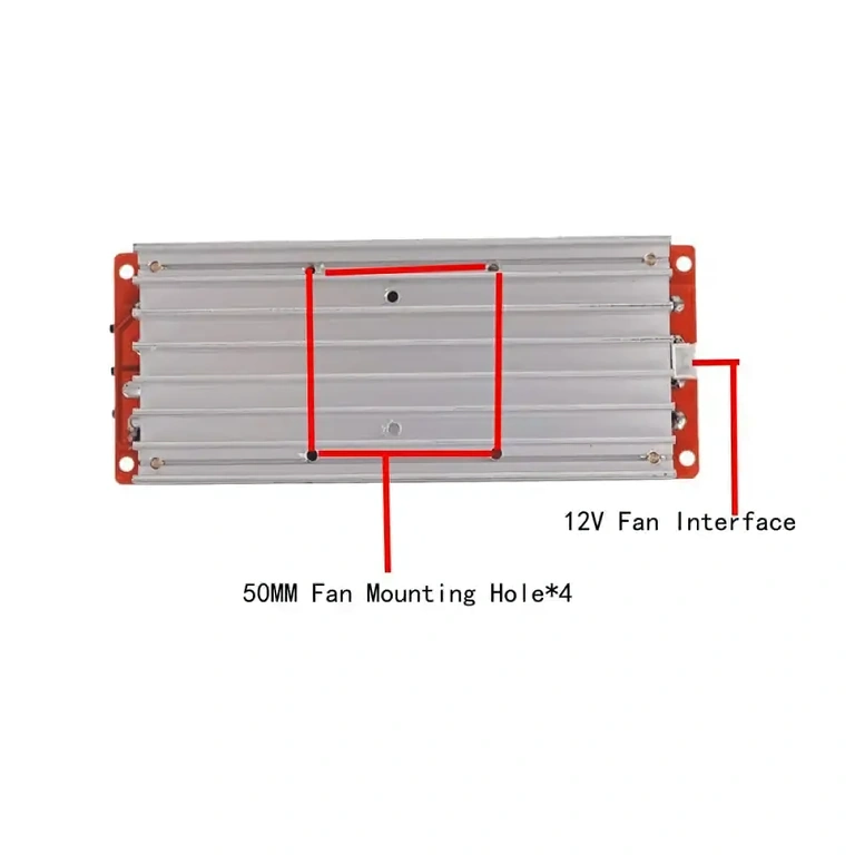 DC-DC měnič s aktivním chlazením, doporučený pro kontinuální provoz