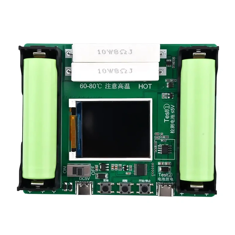 Tester nabíjení/vybíjení baterie 18650 Tester funkce nabíjení a vybíjení pro 18650