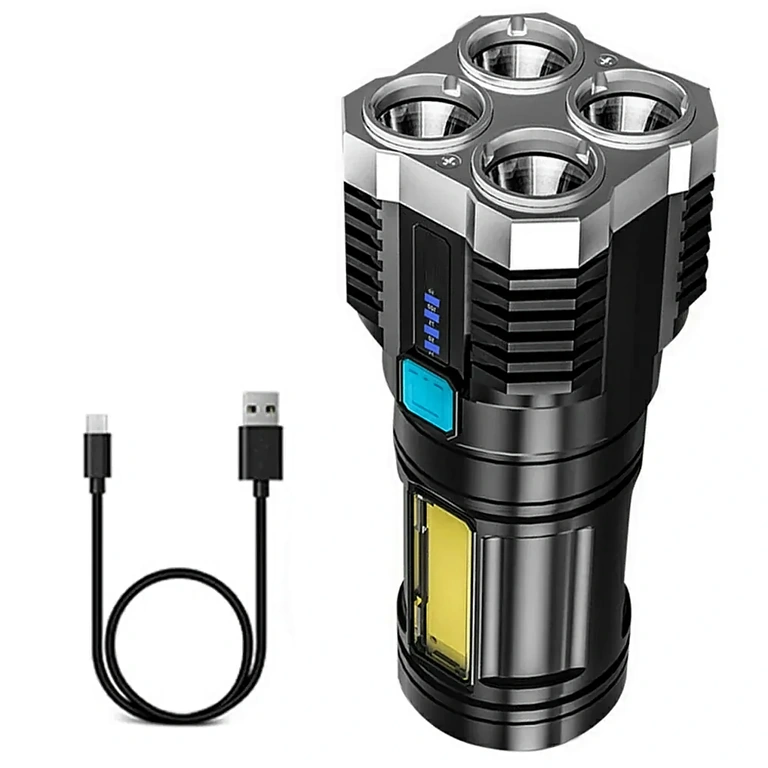 Dobíjecí LED svítilna pro lov LED svítilna s velmi silným světlem pro lov