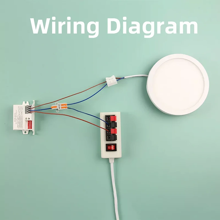 Schéma připojení pohybového senzoru k 220V