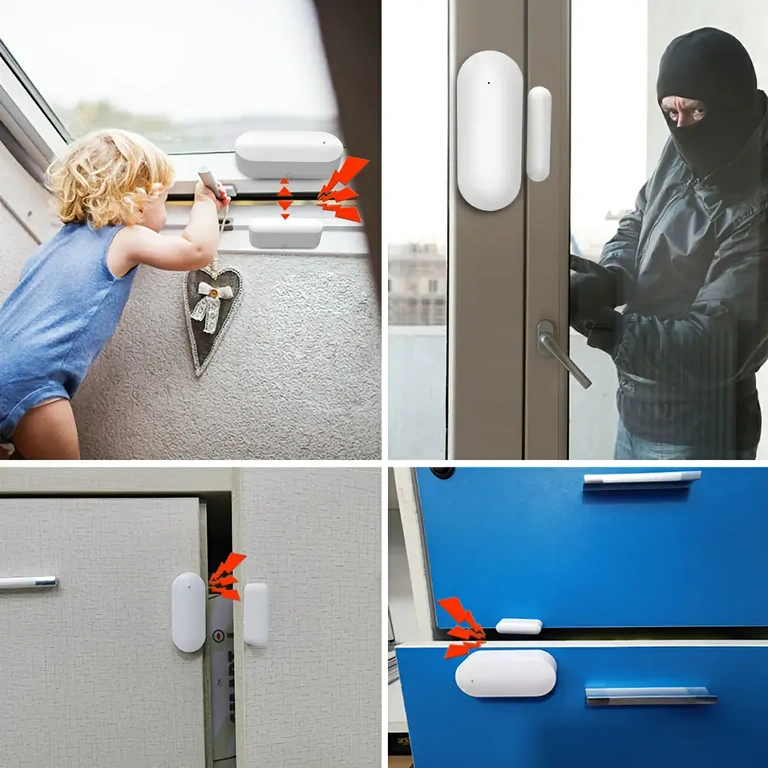 Magnetický bezpečnostní senzor pro monitorování otevírání dveří a oken