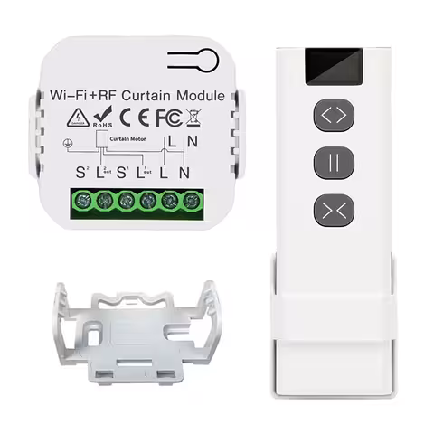 Systém automatizace rolet, žaluzií, závěsů – WiFi, Tuya, RF dálkové ovládání
