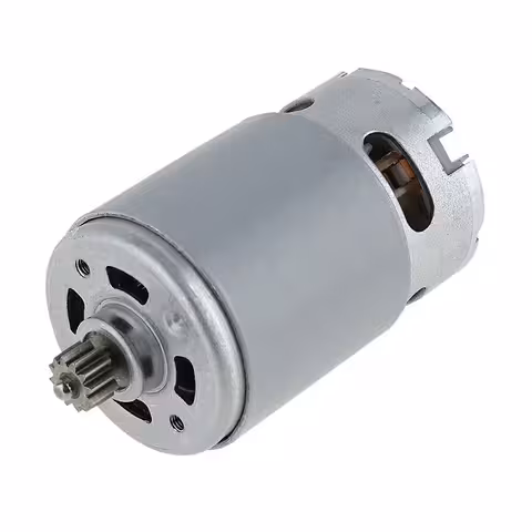 Motor pro aku šroubovák RS550 18V–21V DC s 12 zuby – 28.000 ot/min, točivý moment 1Nm