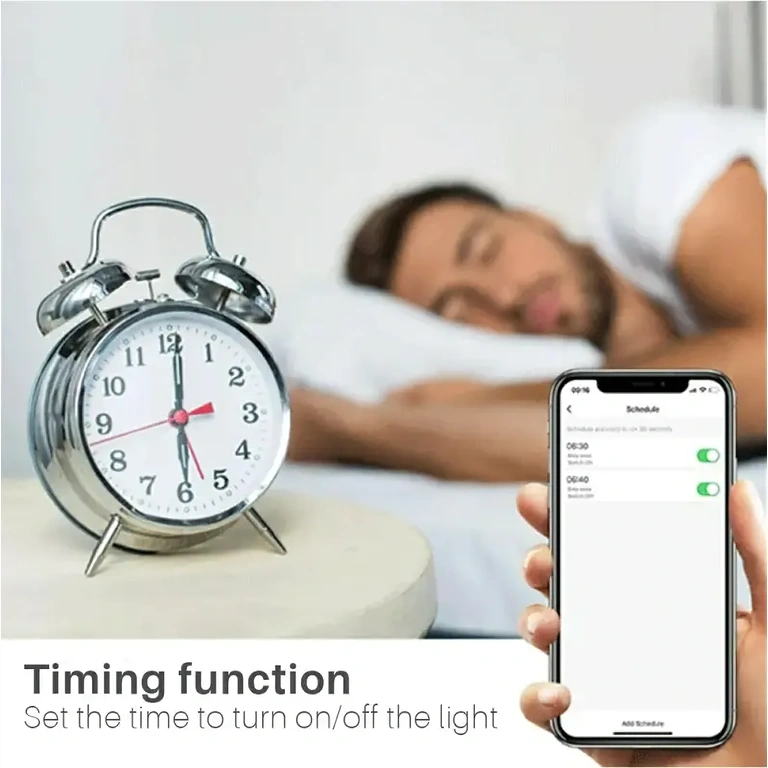 LED žárovka E27 s WiFi, nastavením jasu a scénami