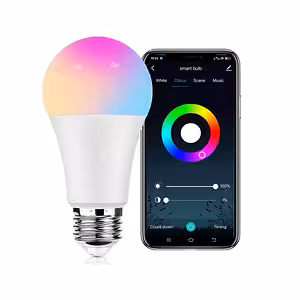 Chytrá WiFi LED žárovka RGB Tuya multicolor – ovládání z telefonu
